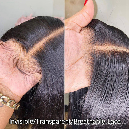 Yeswigs HD Full Lace Frontal Closure Wig Vendor Raw Indian Virgin Natural Human Hair Lace Front Wig Human Hair For Black Women